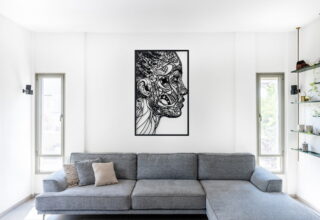 תמונת קיר בחיתוך לייזר